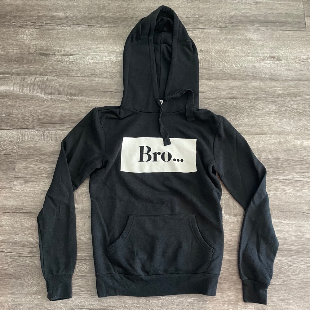 CHRLDR Bro Pullover Hoodie in Black